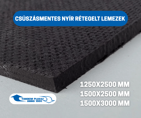 Csúszásmentes nyír rétegelt lemezek Tandem Plussz Kft Szigethalom